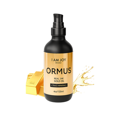 I Am Joy Co. Ormus Gold Oil Monoatomic | Supports Deeper Thought, Intuitive Awareness & Dream Clarity | Rich with Minerals, Platinum, Iridium | Non-Chemical Extraction | 4oz